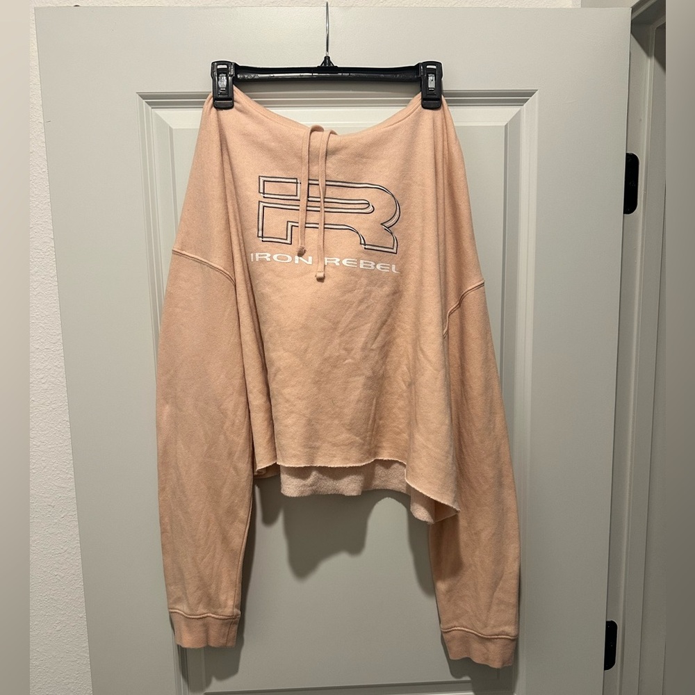 Iron Rebel Crop Hoodie